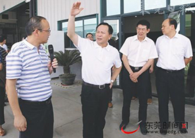 东莞市委书记徐建华勉励cosonic：保持好的势头乘势而上